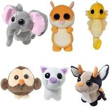 UK New Adopt Me Owl Fox Elephant Plush Animals Soft Stuffed Doll Kids Toy Gift🎁