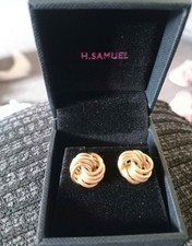 Samuel without Stone Yellow Gold Fine Earrings for sale UK