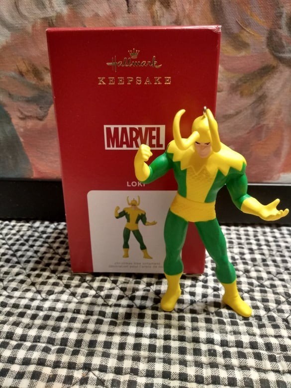 HALLMARK MARVEL LOKI 2021 CHRISTMAS KEEPSAKE ORNAMENTS