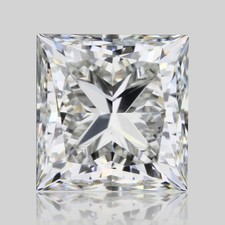 Natural Mined Diamond 1.01 CT Cert. GIA Princess Cut Loose I color VVS1 clarity 3189.50 per carat