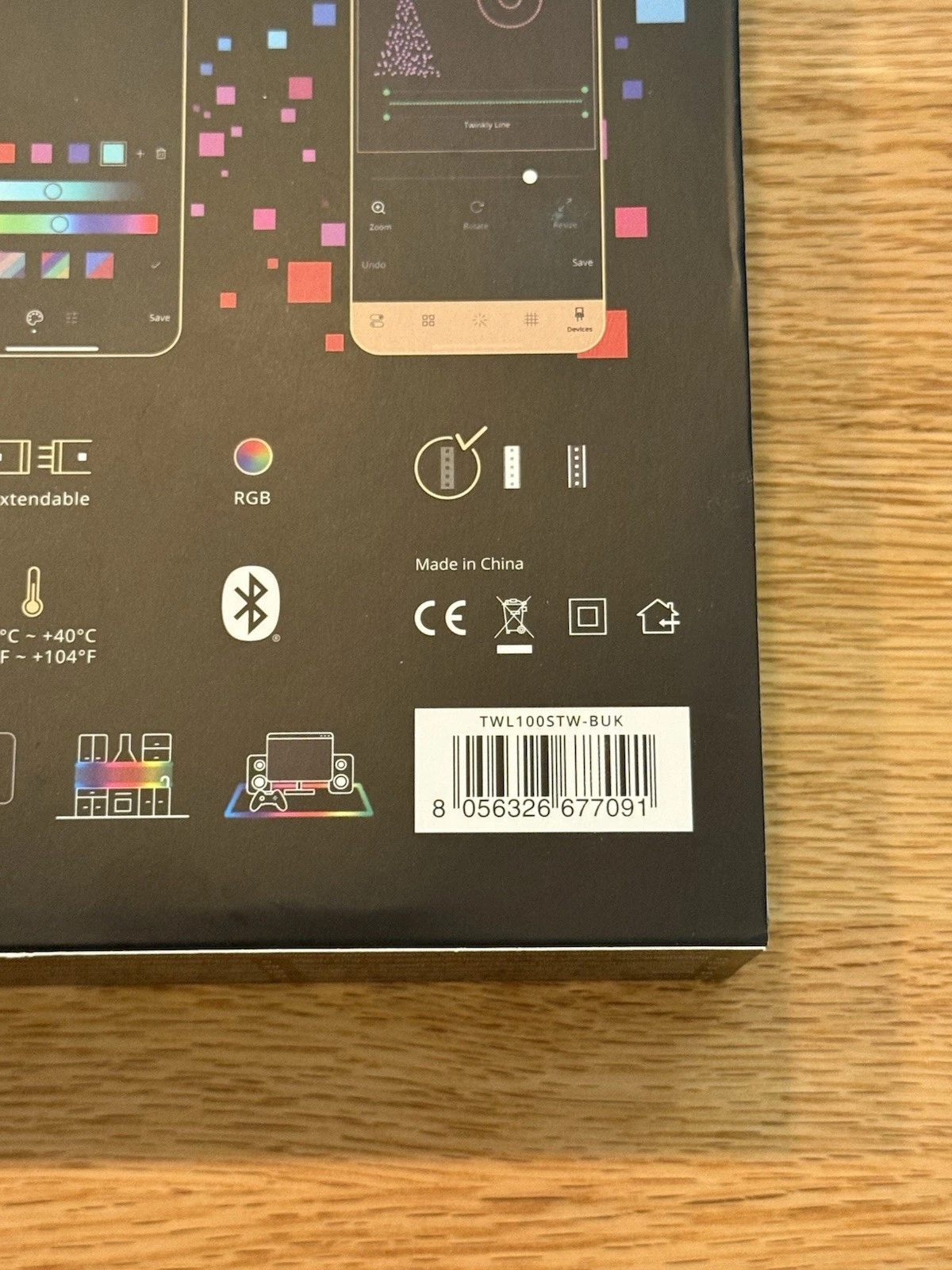 Twinkly Line Starter Kit 1.5m Multicolor LED Strip Magnetic Adhesive Kit - New 5