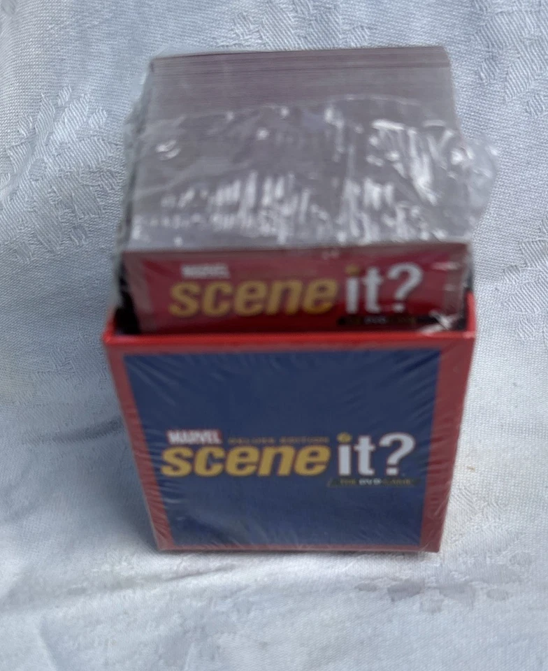 Marvel Deluxe Edition Scene It Board Game In Original Tin Unused All Complete - Image 3 of 4