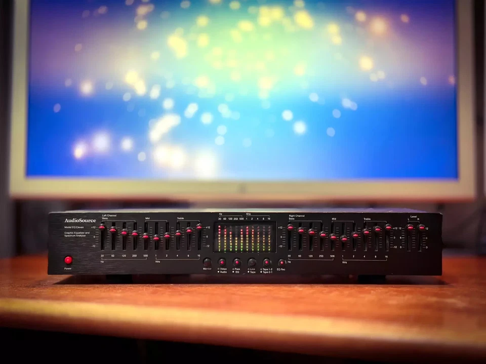 AudioSource EQ Eleven 🌈RaRe🌈 Vintage Stereo Graphic Equalizer - Image 2 of 4