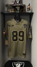 Brock Bowers #89 Raiders 2025 Salute To Servi...