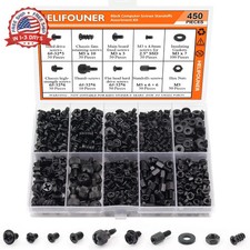 450 Pieces Computer Standoffs Screws Assortment Kit for 2.5" SSD, Har