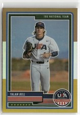 2023 Panini Stars & Stripes USA #2 Talan Bell Bronze, Silver, & Gold ☘️016