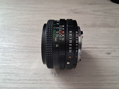Porst Color Reflex 50mm f/1.6 Fujica X Mount Fast Lens MF w/ Cap