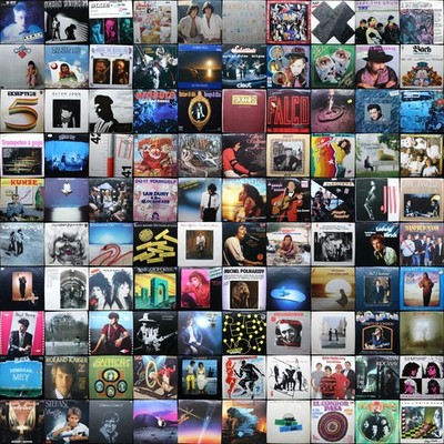 100 Schallplattensammlung Vinyl Sortiert von A bis Z Rock Pop Electronic