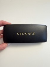 Versace Sunglasses Eyeglasses Black Hard Clamshell Case - Case Only Xlnt