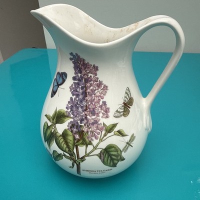Große Portmeirion Kanne Botanischer Garten Flieder Syringa vulgaris.   (B116)