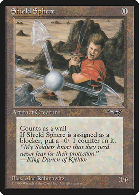 Shield Sphere X (1) MTG Alliances Excellent/Near Mint 4RCards