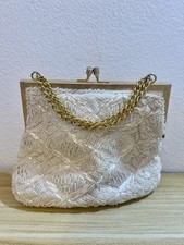 Vintage La Regale Beaded Handbag Evening Clutch Chain Strap Made In Hong Kong