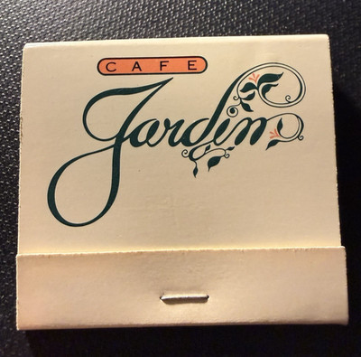 CAFE JARDIN LAFAYETTE LOUISIANA HILTO Matchbook PartOf 900+ Match Book-Cover Lot