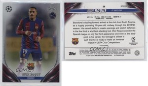 2023-24 Topps Chrome UEFA Club Competitions Refractor Vitor Roque #28 Rookie RC