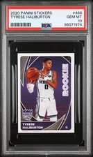 2020-21 Panini NBA Sticker Collection - Tyrese Haliburton Rookie #468 PSA 10