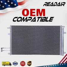 AC Condenser For 14-18 Chevy Silverado GMC Sierra 1500 / 15-20 Suburban 5.3 6.2L