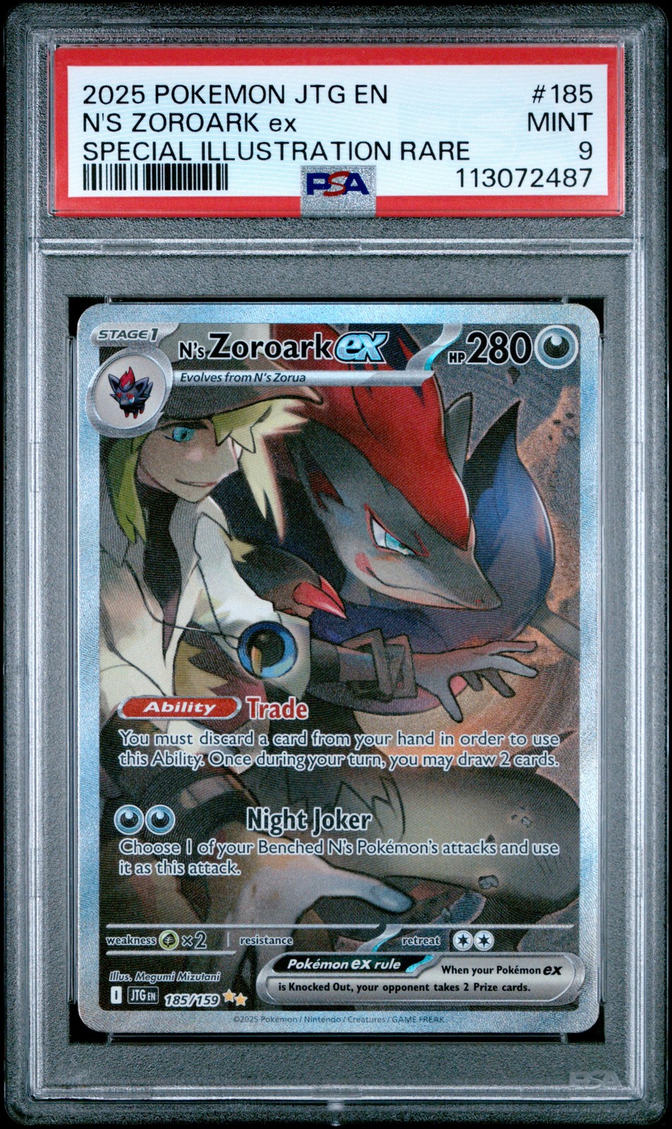 N's Zoroark Ex #185