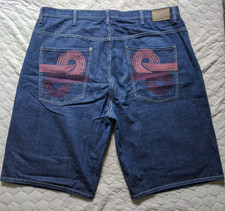 Unique Vintage Sean John Baggy Skater Surf Jorts Designed Pocket Size 46