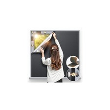 Magnetic Blackout Window Cover 70" x 58" Portable Blackout Curtains for Bedroom,