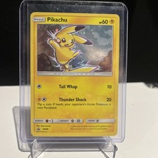 Pikachu SM98 Black Star Holo Promo Card Sun and Moon Nm