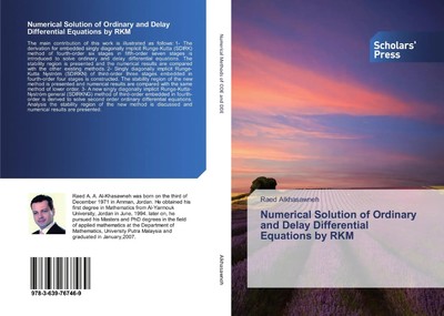Raed Alkhasawneh | Numerical Solution of Ordinary and Delay Differential...