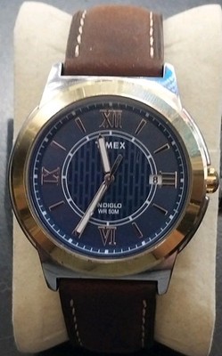 Timex Indiglo Date Quartz Watch CR2016  18 New Band New Battery