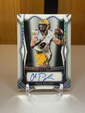 2025 Leaf Metal Auto White Refractor /45 Cole Payton #MA-CP1 NDSU Football Card