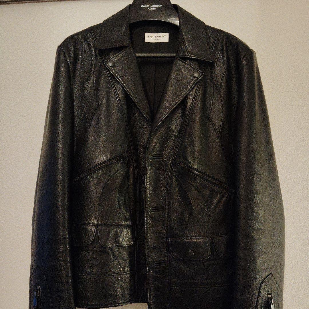 Saint Laurent Black Leather Jacket