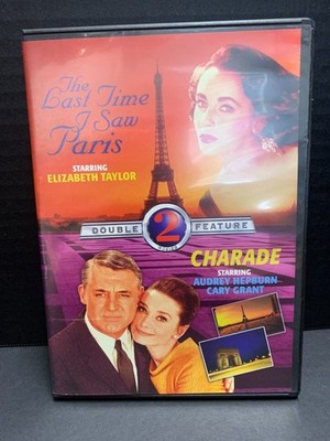 The Last Time I Saw Paris (1954) / Charade (1963) DVD Free Shipping