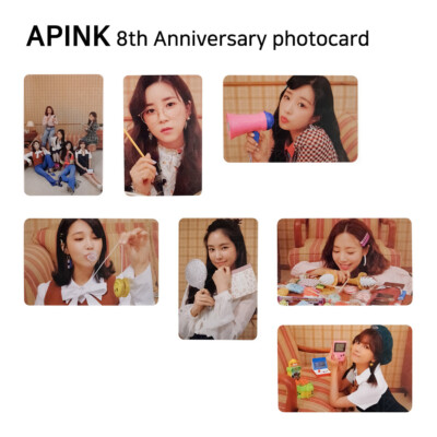APINK 8th Anniversary POP UP STORE Official Photocard & Sticker