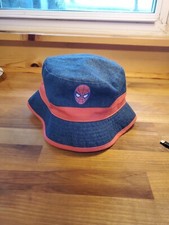 Marvel Spider-Man Bucket Hat Reversible Kids Hat One Size Fits Most