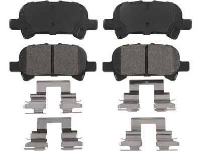 Detroit Axle Rear Ceramic Brake Pads With Hardware For 2000-2006 Toyota Avalon, Camry, Solara