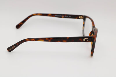 COACH HC 6129 - 5446 (BLACK/TORTOISE) 54•16•140 COACH EYEGLASSES COACH GLASSES Coach Eyeglasses Frames HC 6129 5446 Black Tortoise Square  main image 3