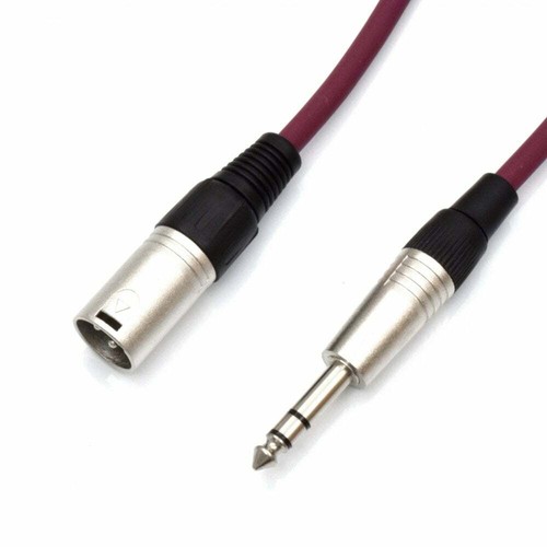 5x Male XLR to 6.35mm Stereo TRS Jack Lead / Balanced Signal / Audio Patch Cable - Picture 28 of 44