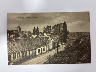 Ansichtskarte Mansfeld/ Leimbach, Hettstedterstraße, ca. 1910, ungelaufen,