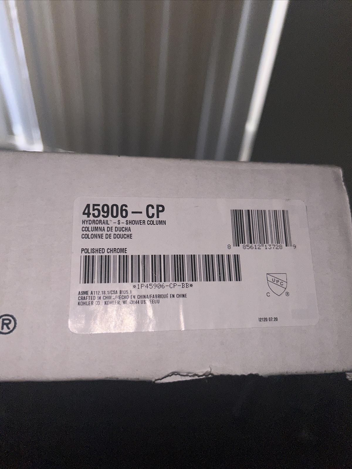 Kohler HydroRail-S Shower Column - Silver (K-45906-CP) for sale online ...