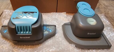 We R Memory Keepers Mini 8 Paper Punch 6'' Border/Corner Set - 'Bracket' *NIB*