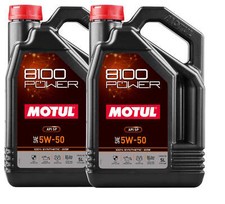 Motul 8100 Power 5W50 Fully Synthetic Engine Oil 10L ESTER Technology 111812