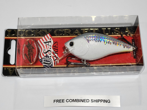 2 Leurres Lucky Craft Fat CB BDS 3 - Nasty Gill - Big Daddy Strike - Bleu/argent