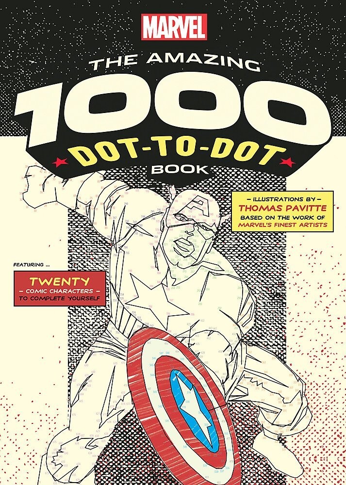 Marvel's Amazing 1000 Dot-to-Dot Book: Twenty Comic Characters to Complete New