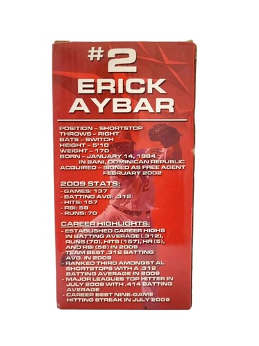 2010 ANAHEIM ANGELS MLB BASEBALL BOBBLEHEAD ERICK AYBAR - 第 8/10 張圖片