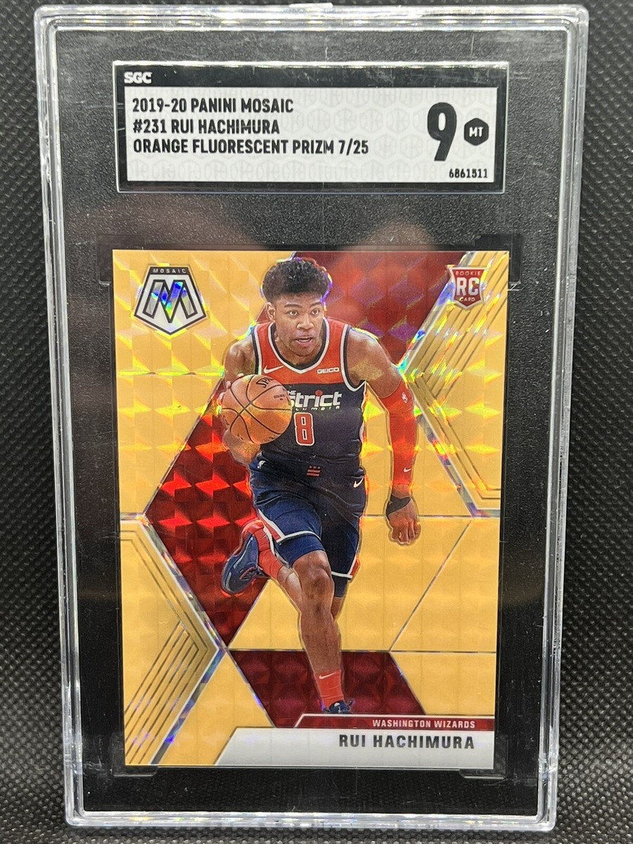 2019-20 Panini Mosaic Orange Fluorescent #231 Rui Hachimura /25