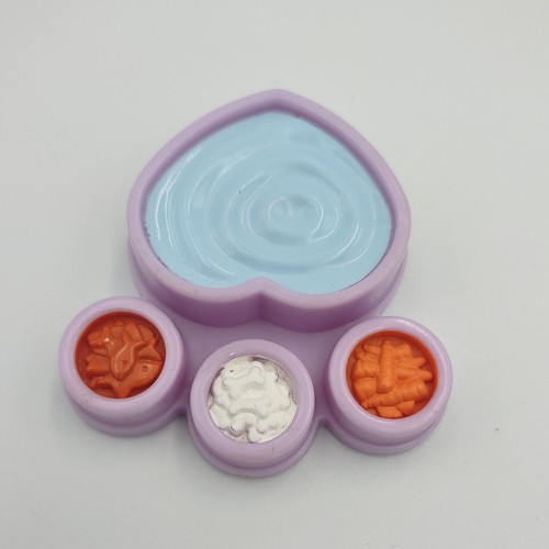 Fisher Price Sweet Streets Puppenhaus Haustier Geschirr Futter Wasser Katze Hund Salon - Bild 3 von 3