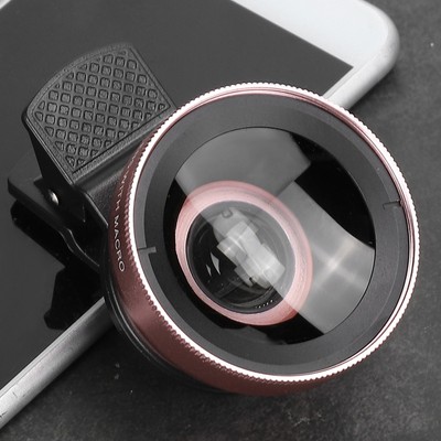 2 In 1 Phone Lens 0.45X Super Wide Angle And Macro Lens For Mobile Phone Hot