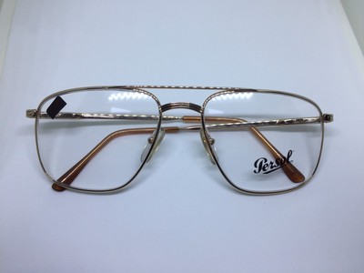 PERSOL agar Eyeglasses Man Vintage Original Man Double Metal Bridge | eBay