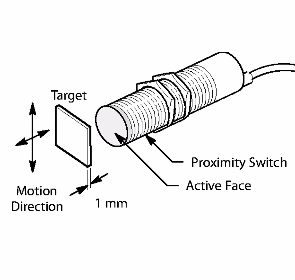 DIELL Inductive Proximity SW. AC 2-wire 20-240V 18mm VK1CO2A4Q unshielded - Image 2 of 4