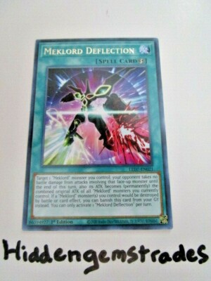 deflect yugioh card Yu-Gi-Oh! - Draining Shield (YS12-EN035) - Starter Deck: XYZ Symphony Level 10 or higher monsters on the field cannot be targeted or destroyed by card effects Meklord Deflection | Card Details