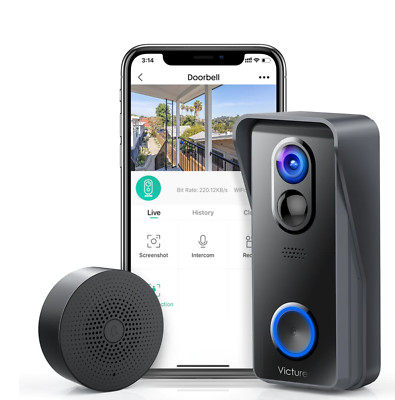 Victure VD300 WiFi Video-Türklingel Video Doorbell Wireless - Aussteller-