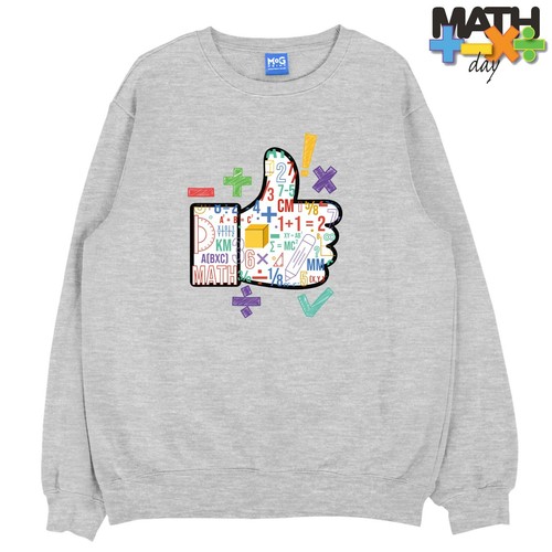 Numbers Day 2023 Jumper Math Thumb Up Mathematic Sweater School Unisex Kid Adult - Picture 5 of 5