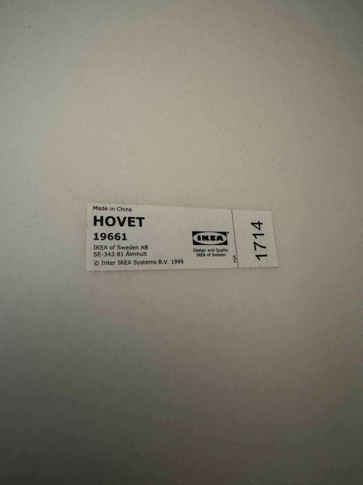 Ikea Rectangle Hovet Aluminium Mirror eBay